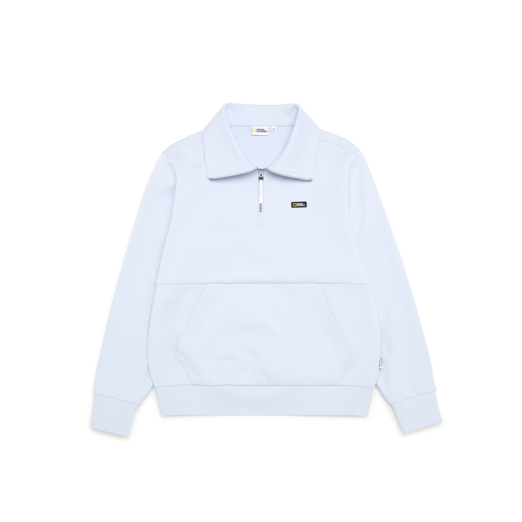 W' Manatee Collar Variation Half Zip-Up Sweatshirt