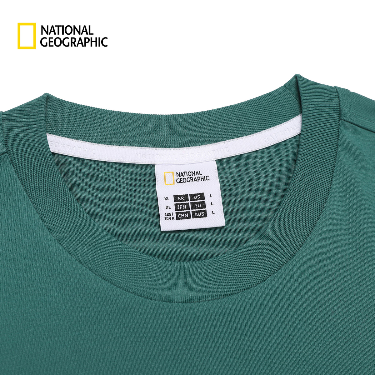 Unisex Natgeo "The Arctic Polar Bear" Graphic Semi-Oversized T-shirt