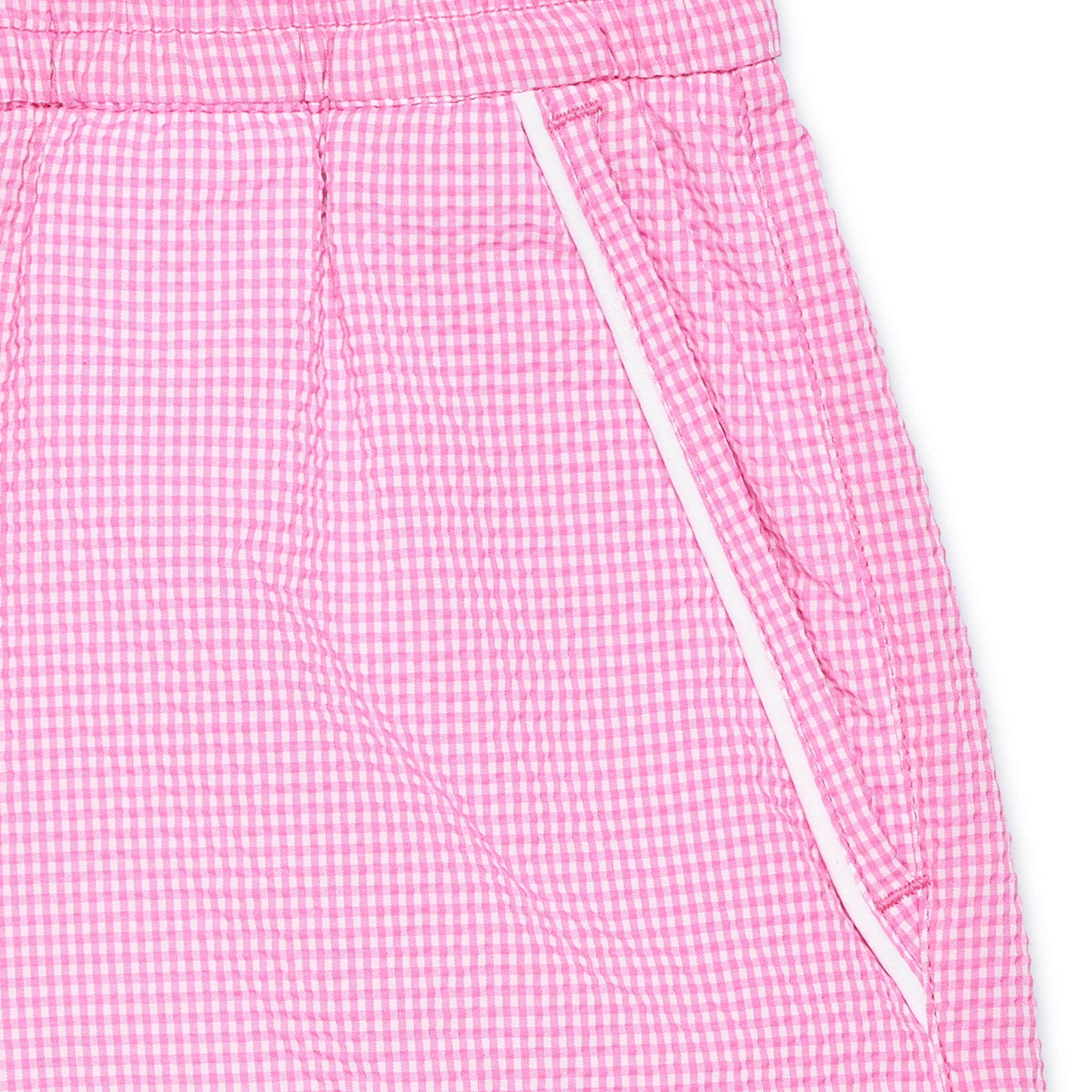 Kids Toddler Seersucker Long Shorts