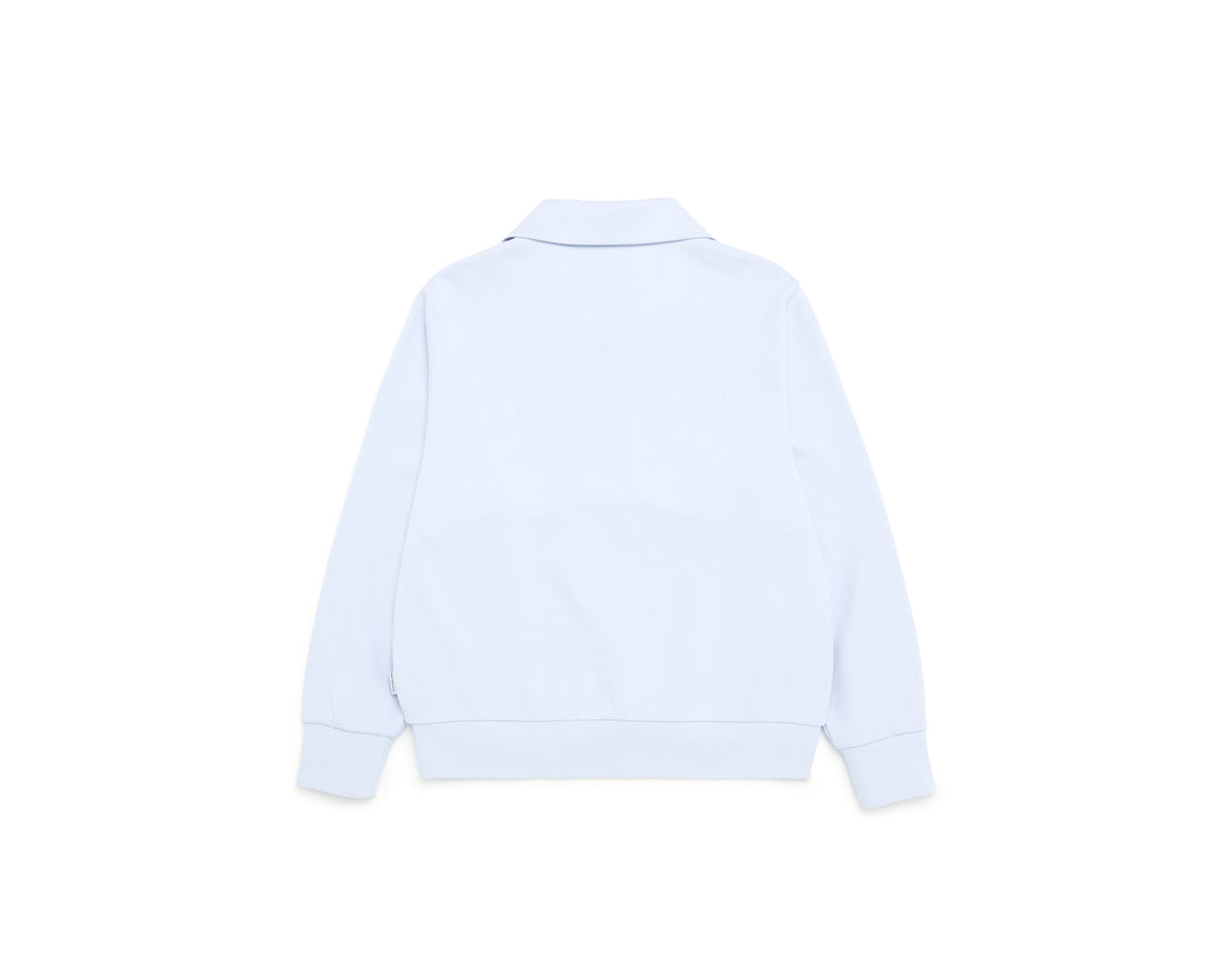 W' Manatee Collar Variation Half Zip-Up Sweatshirt