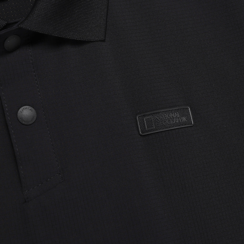 Men's Airflow Short Sleeve Poloshirt - Black