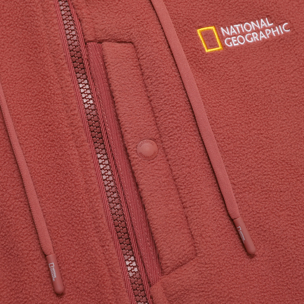 Unisex Siro Micro Fleece Hooded Zip-Up Jacket