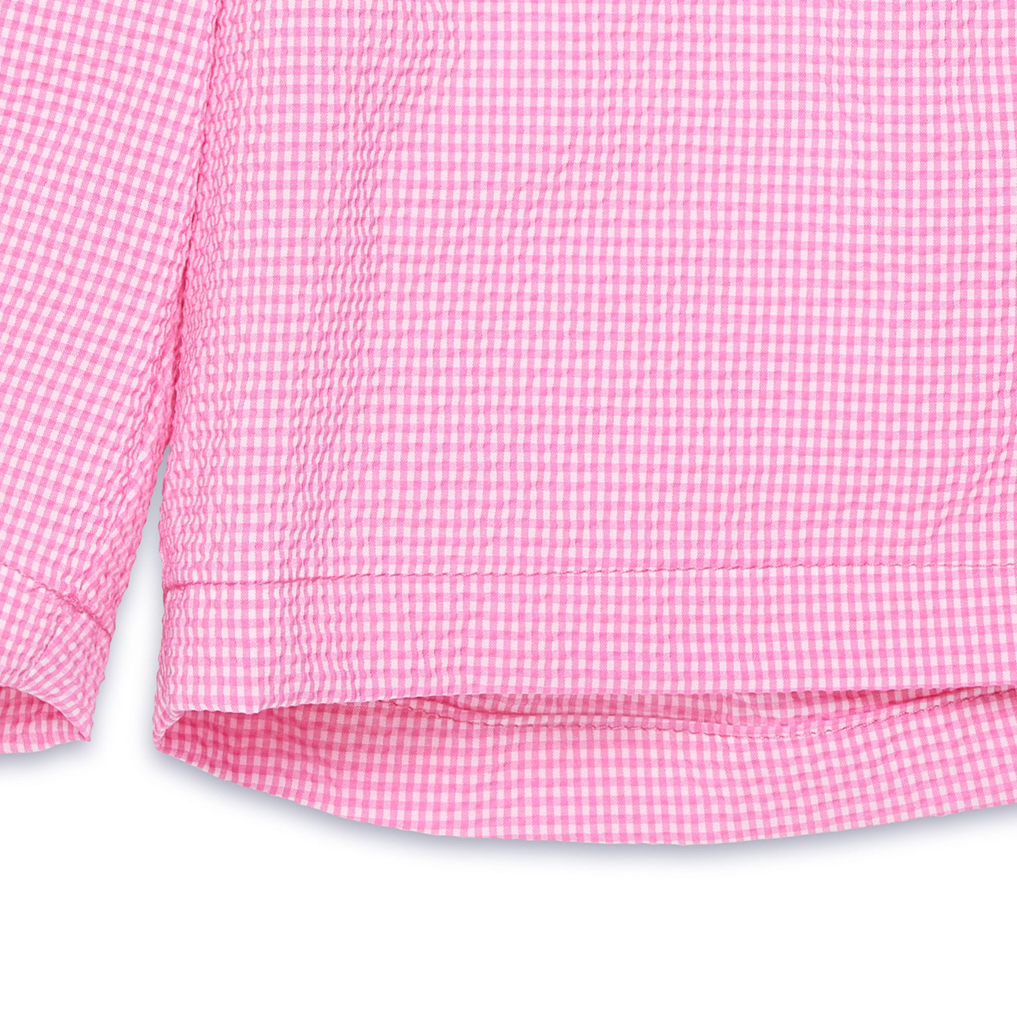 Kids Toddler Seersucker Long Shorts