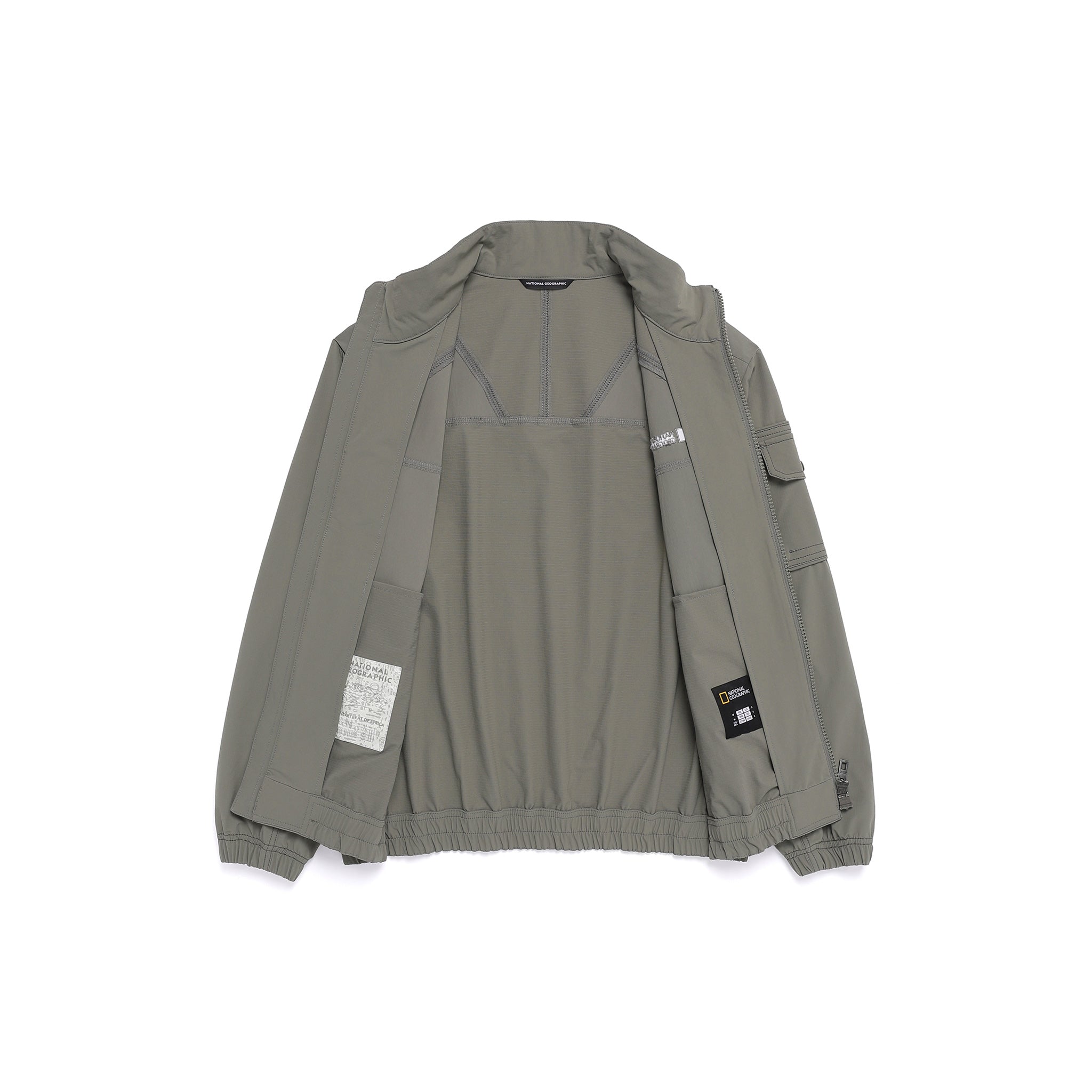 Unisex Kobus Stretch High Neck Color Block Jumper Jacket