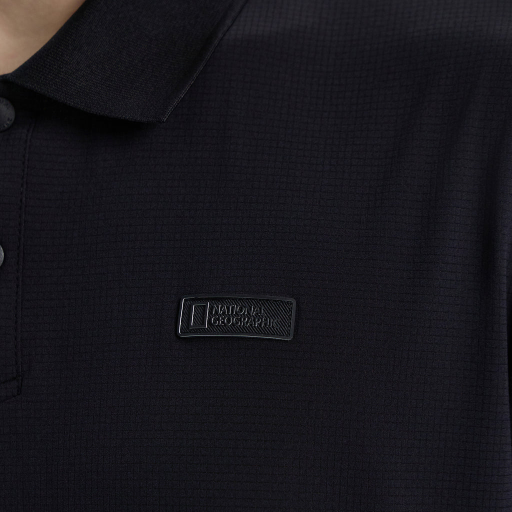 Men's Airflow Short Sleeve Poloshirt - Black