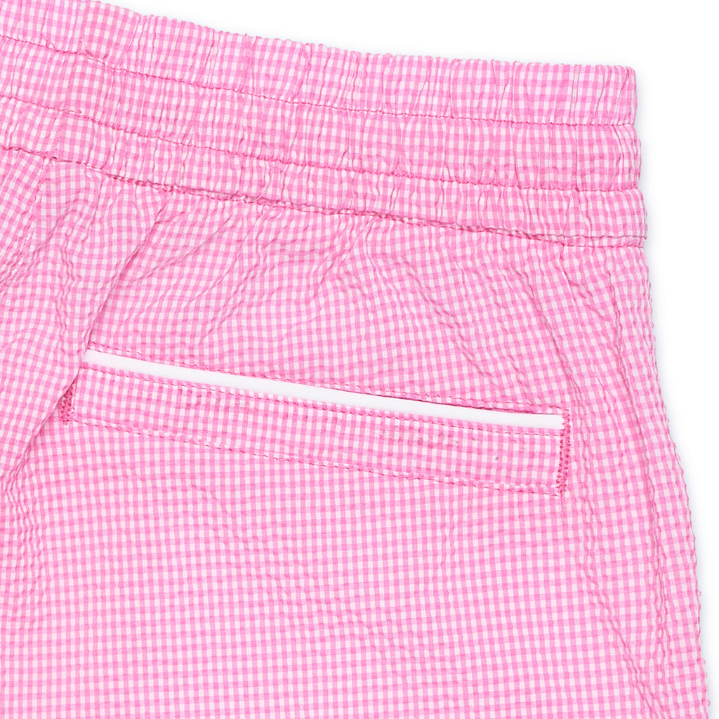 Kids Toddler Seersucker Long Shorts