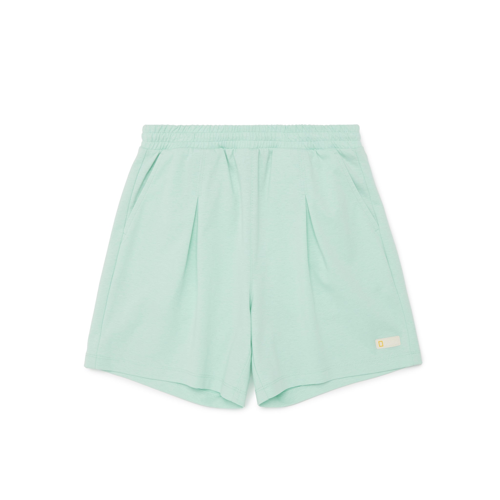 Kids Girl Half Zip-Up Collar Top & Shorts Set