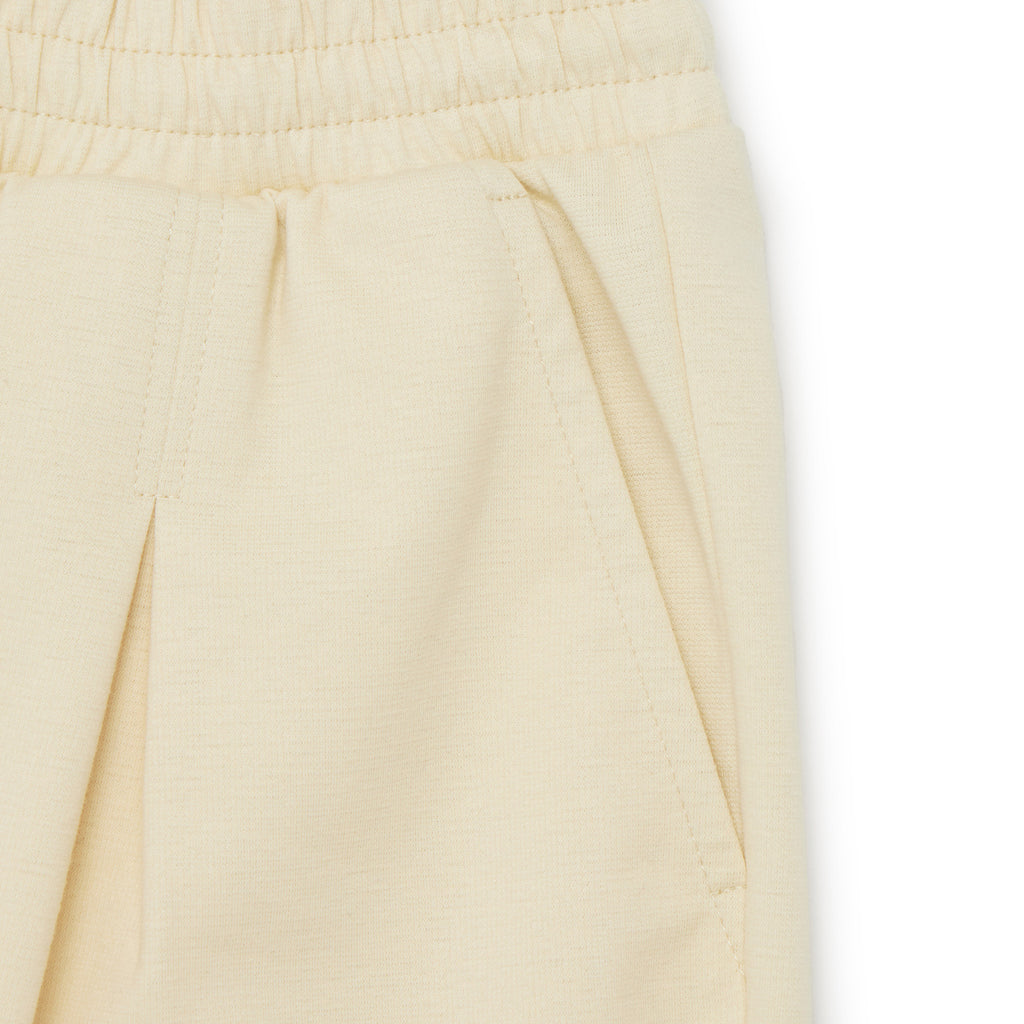 Kids Girl Half Zip-Up Collar Top & Shorts Set