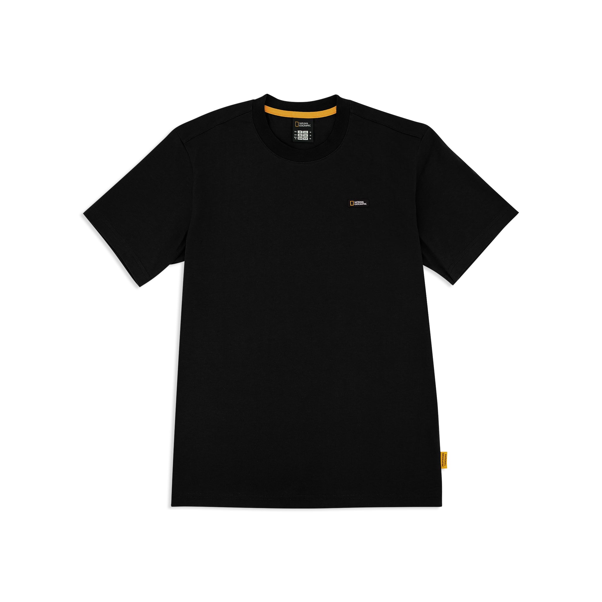 KIDS BASIC T-SHIRT W/ SMALL LOGO- BLACK