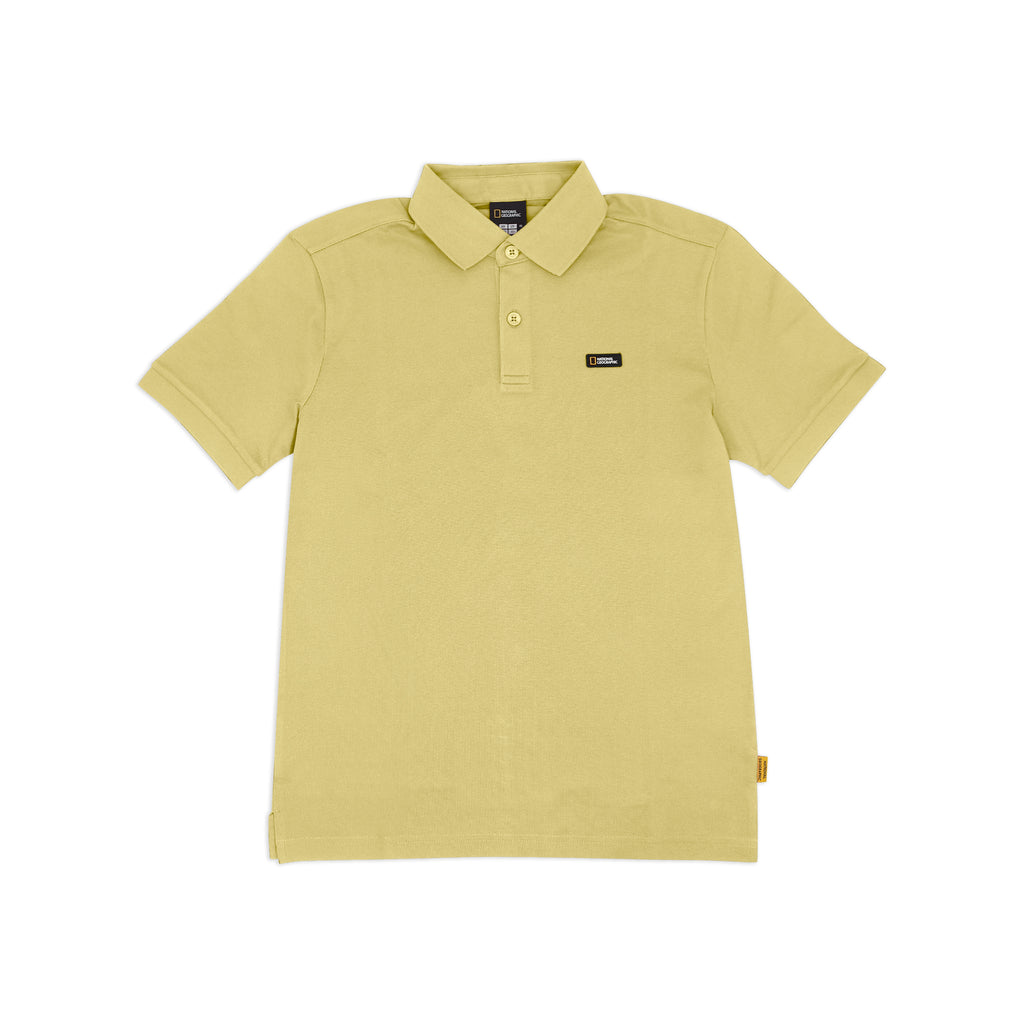 Unisex Pique Poloshirt W/ Small Logo- Olive Green