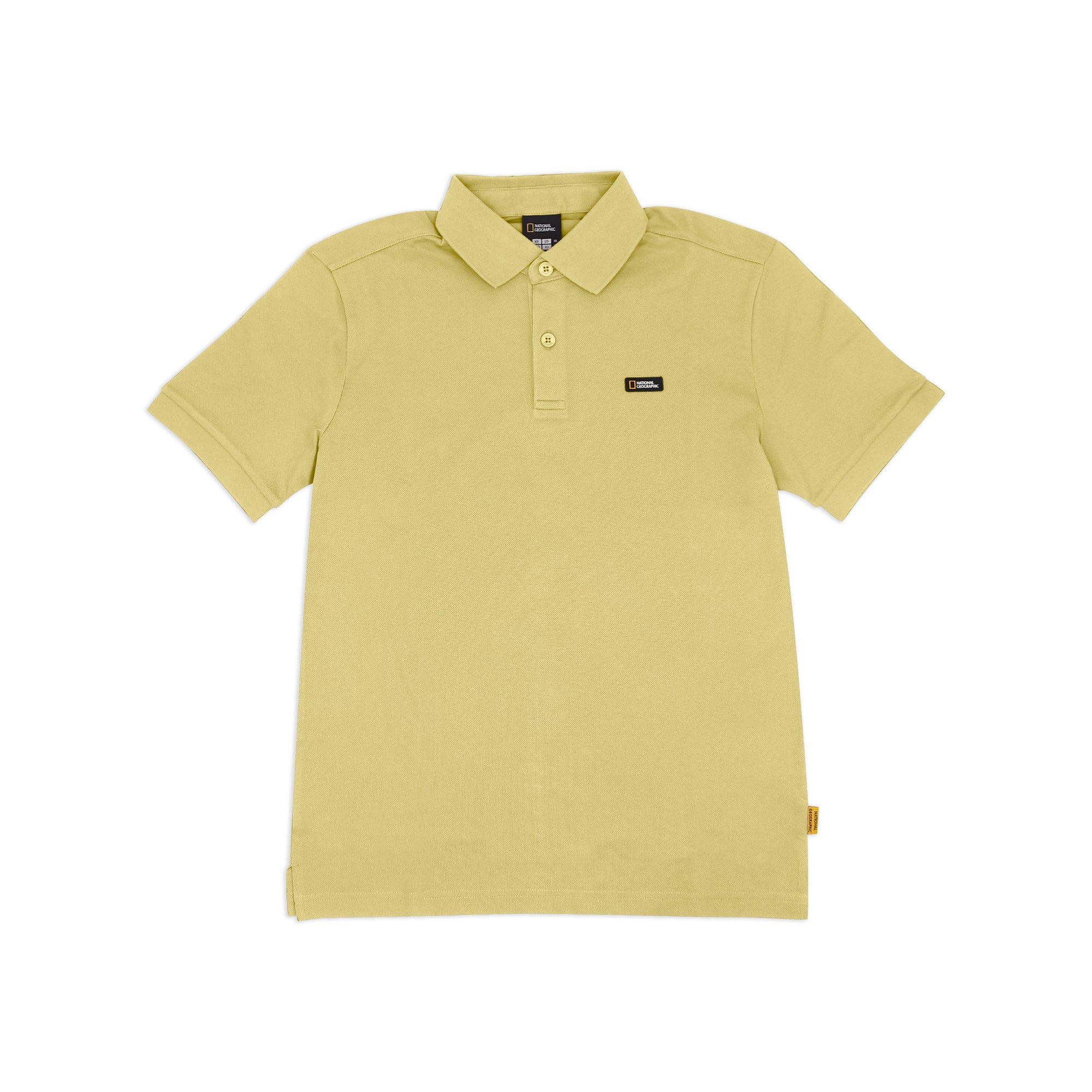 Unisex Pique Poloshirt W/ Small Logo- Olive Green