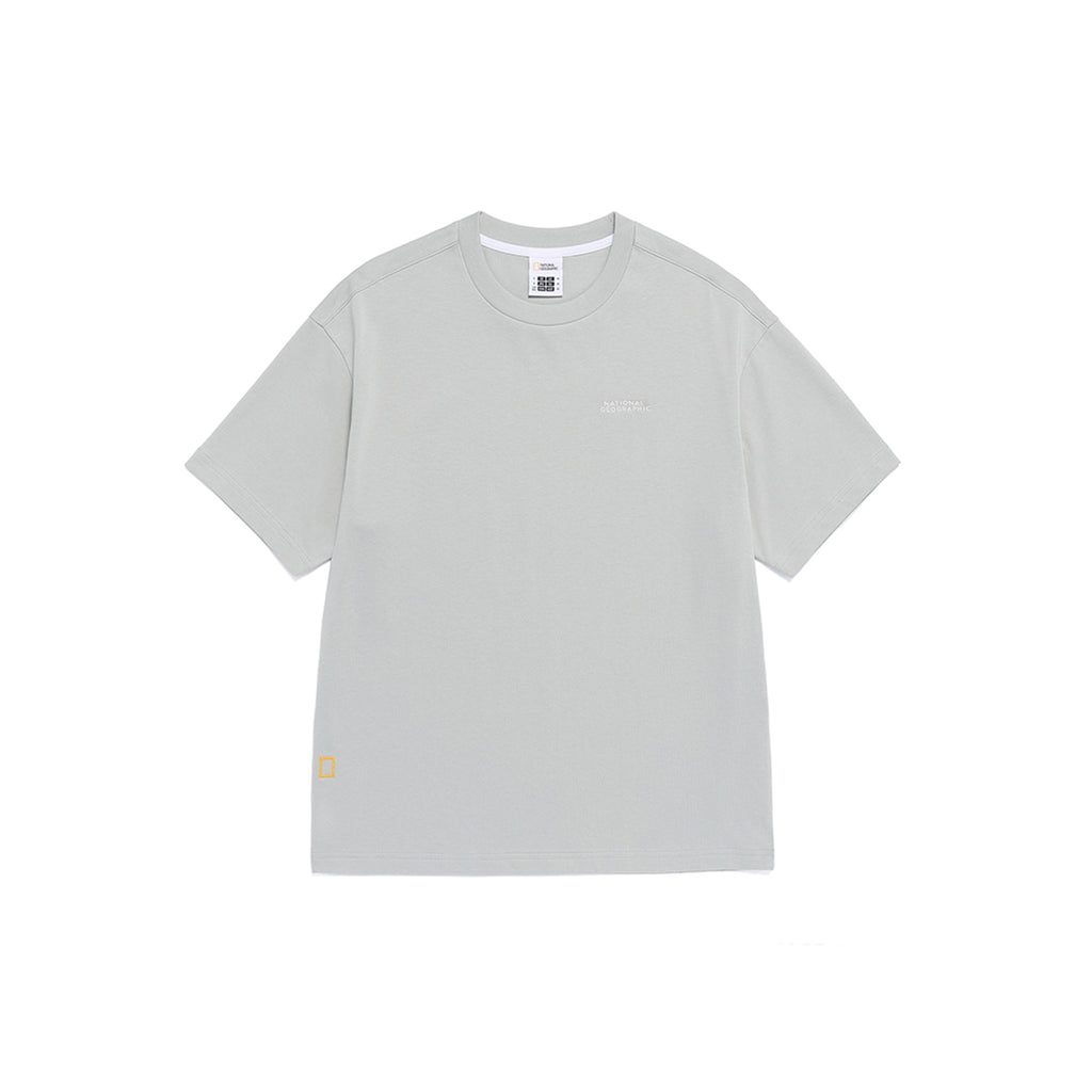 Unisex Ratel Regen African Penguin Graphic Semi Oversize T-Shirt - Light Khaki