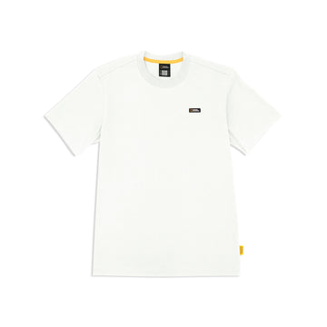 KIDS BASIC T-SHIRT W/ SMALL LOGO- WHITE