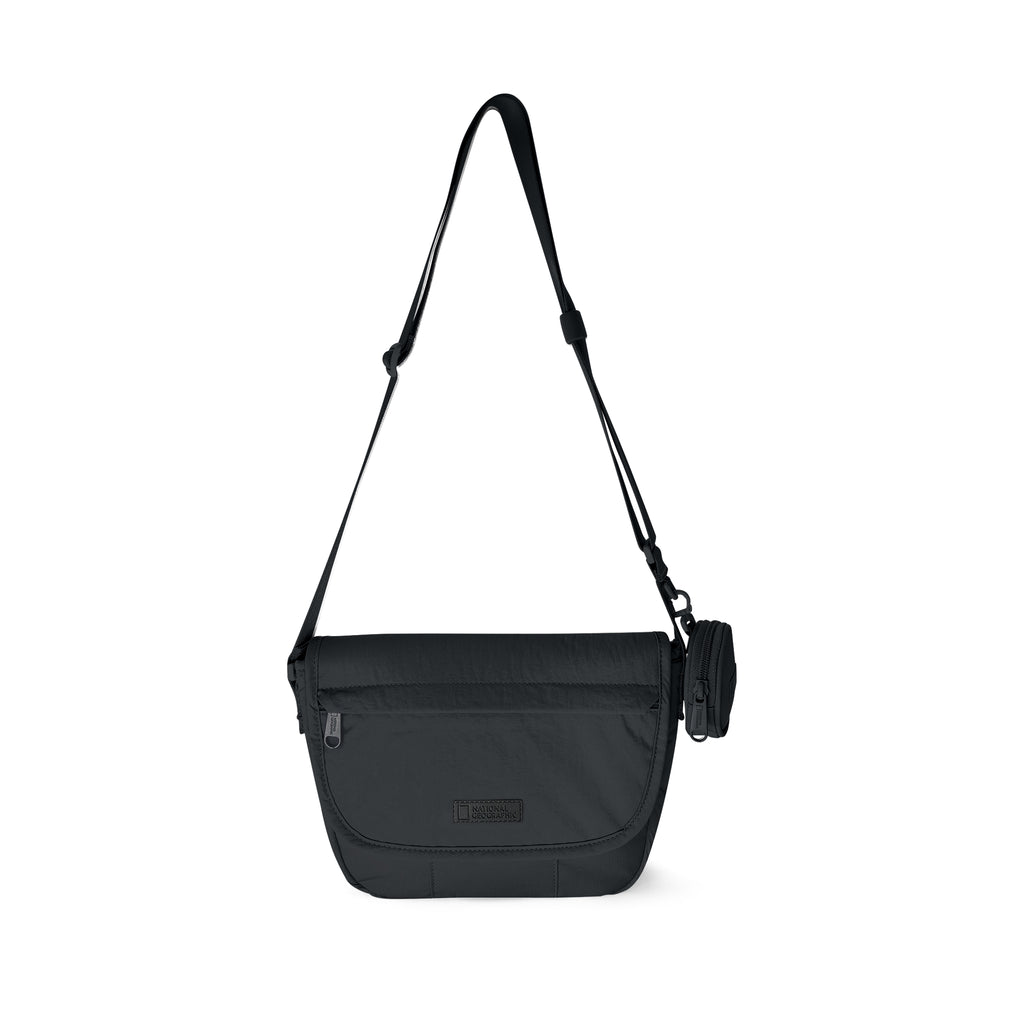Kids Padded Cross Bag- Black