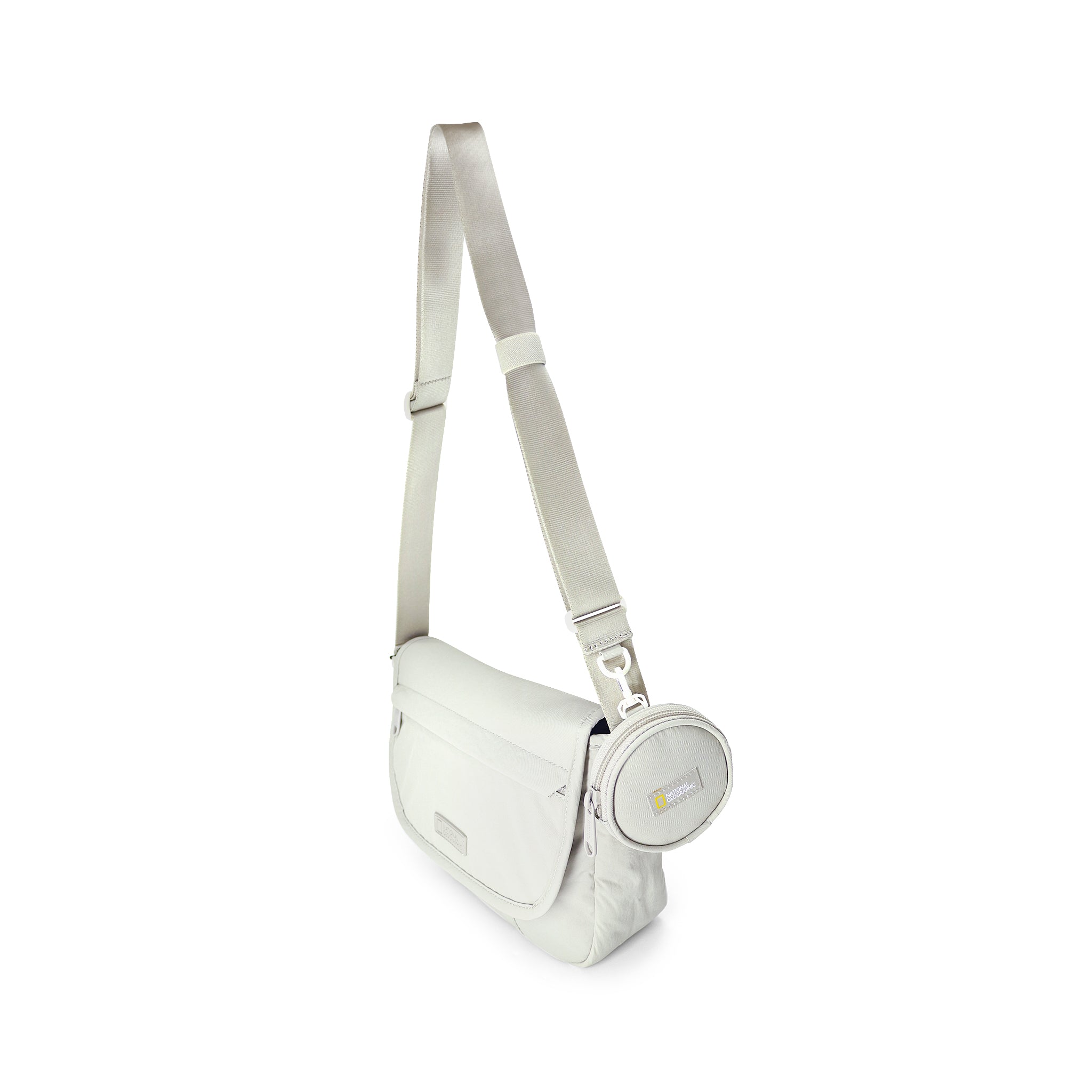 Kids Padded Cross Bag- Beige