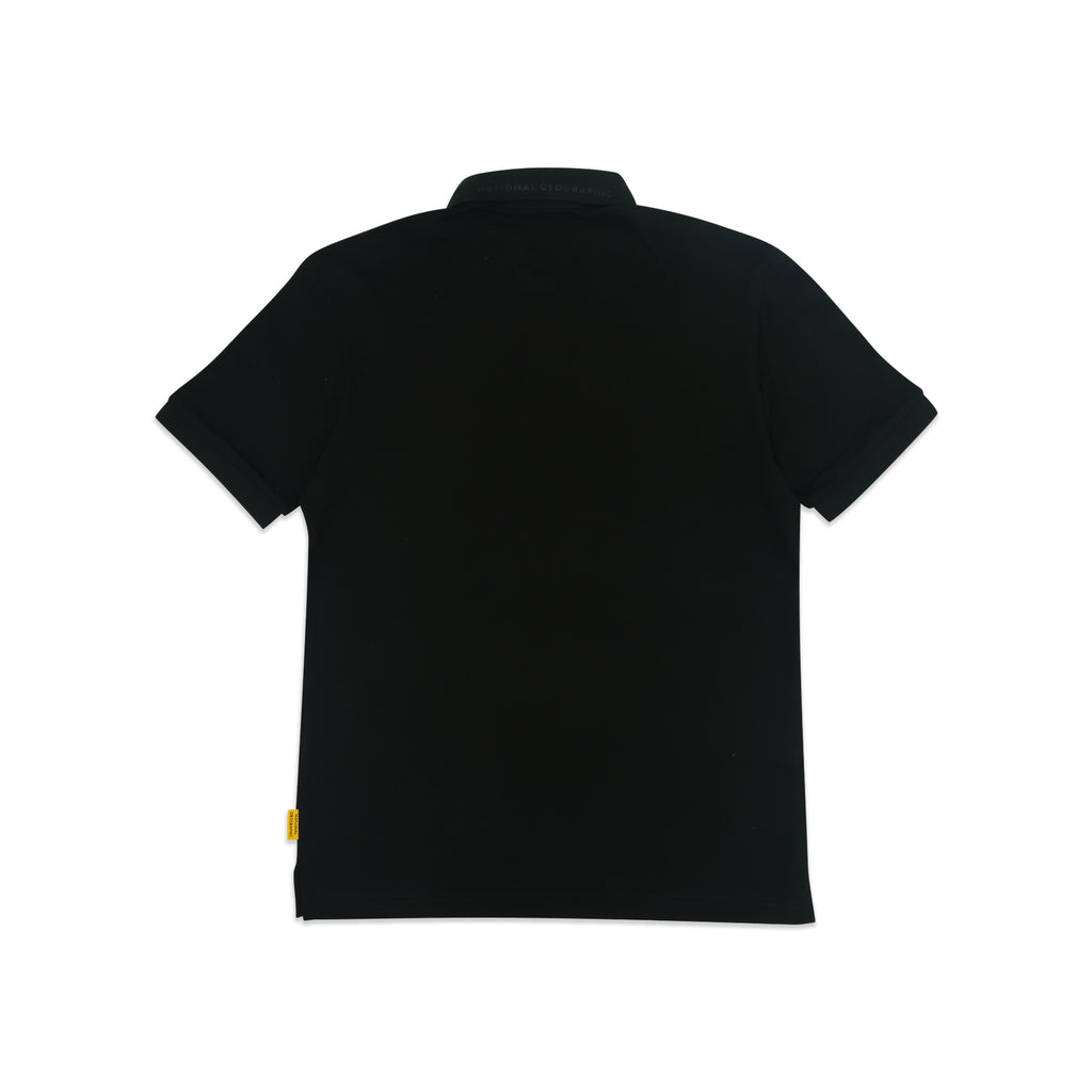 Unisex Pique Poloshirt W/ Small Logo- Black