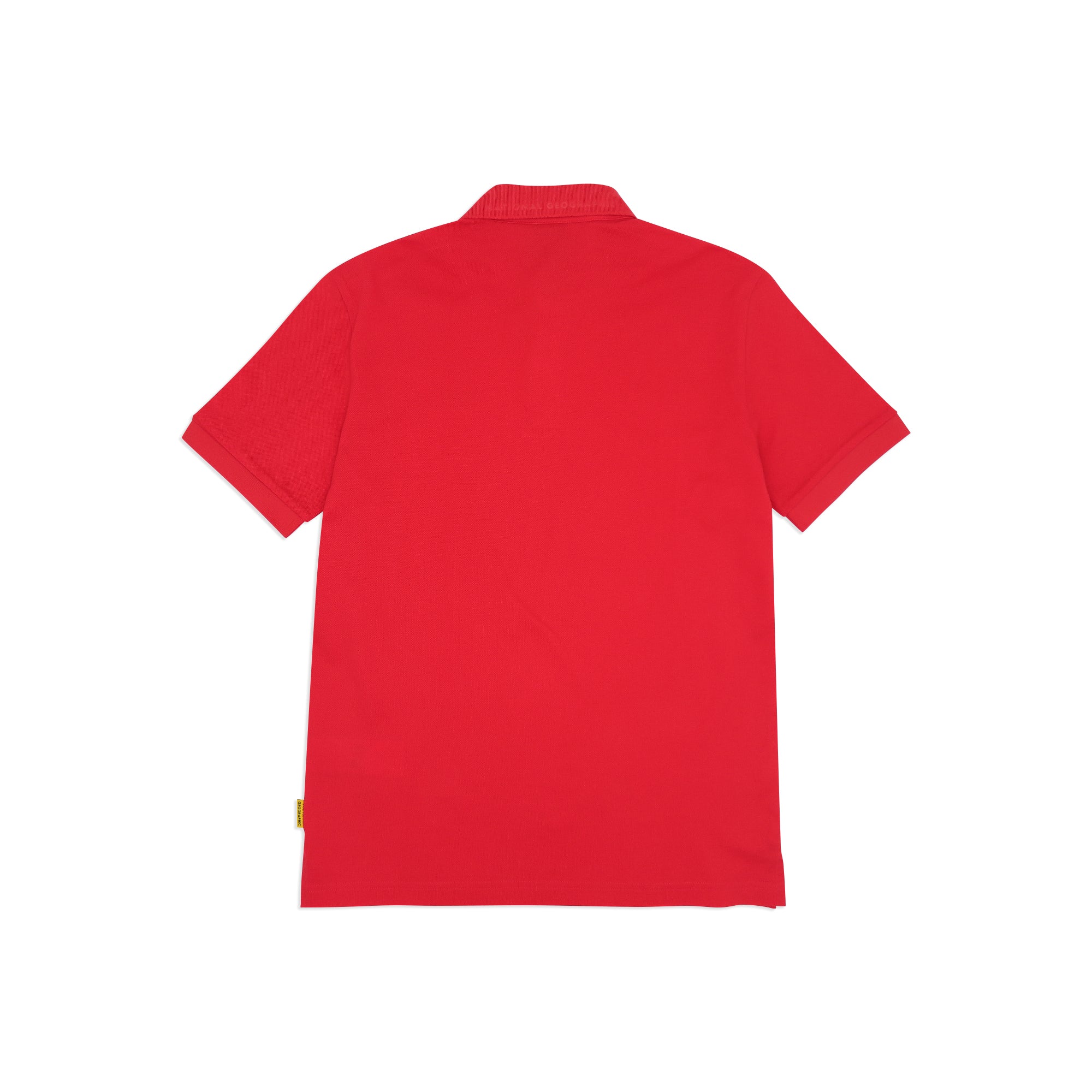 Unisex Pique Poloshirt W/ Small Logo- Aurora Red