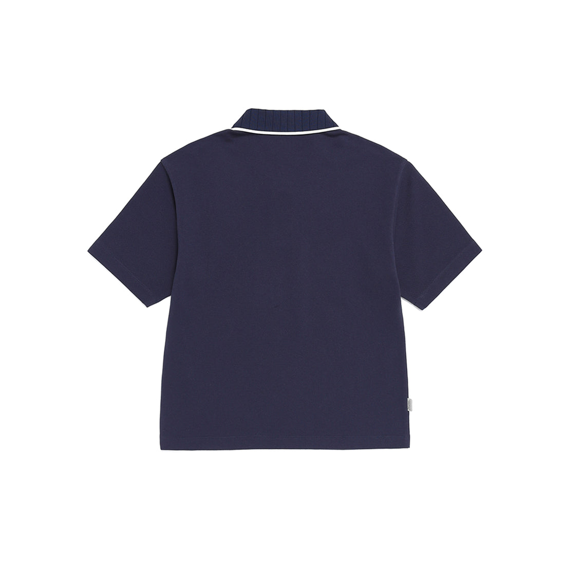 Women's Modified Pique Collared T-Shirt - Navy
