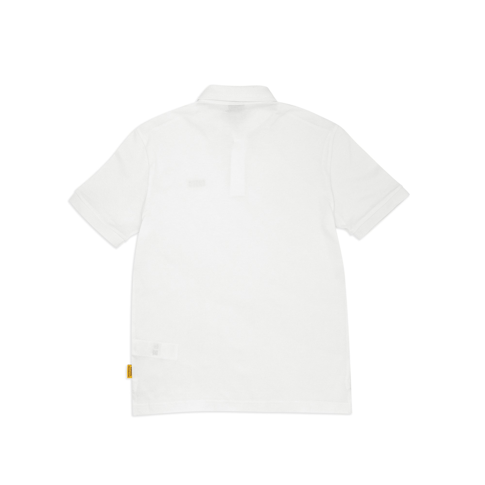 Unisex Pique Poloshirt W/ Small Logo- White