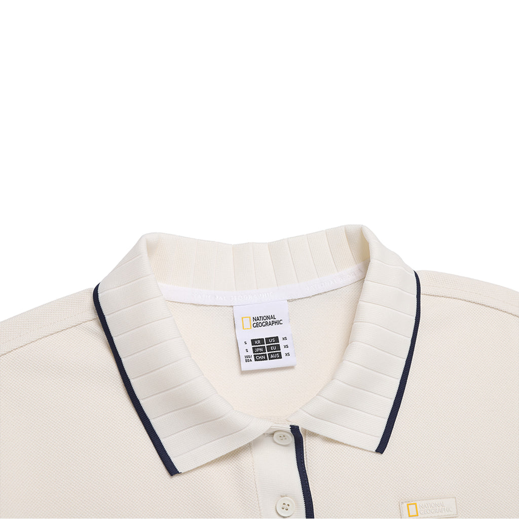 Women's Modified Pique Collared T-Shirt