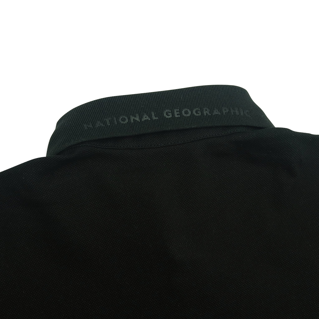 Unisex Pique Poloshirt W/ Small Logo- Black