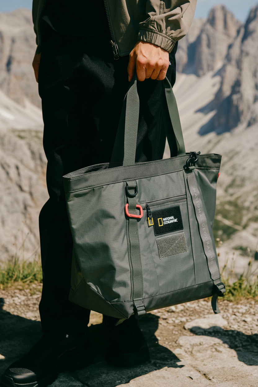 Unisex Crest Tote Bag