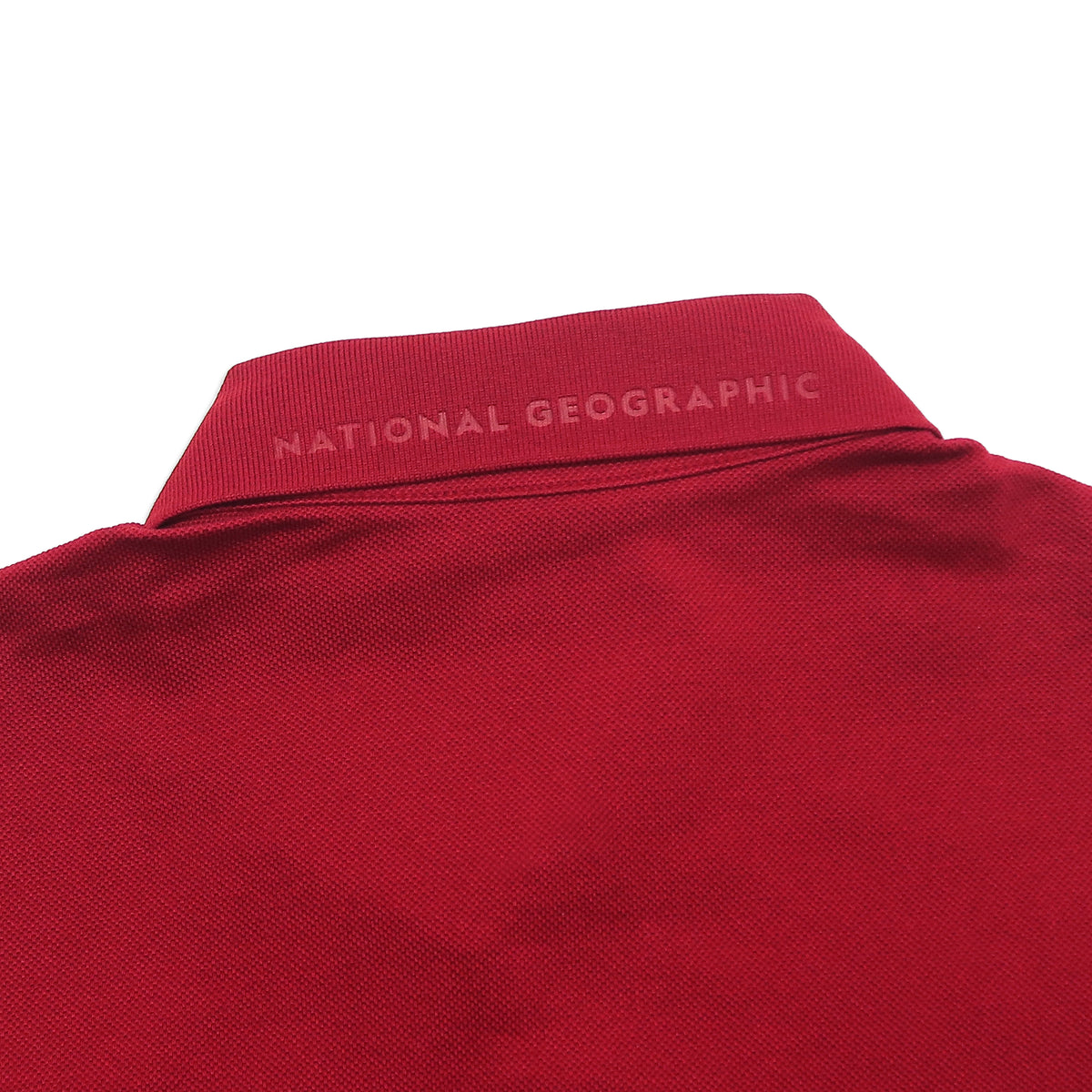 Unisex Pique Poloshirt W/ Small Logo- Burgundy