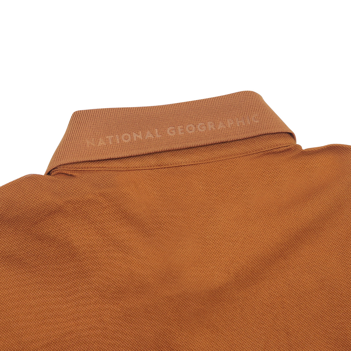 Unisex Pique Poloshirt W/ Small Logo- Camel