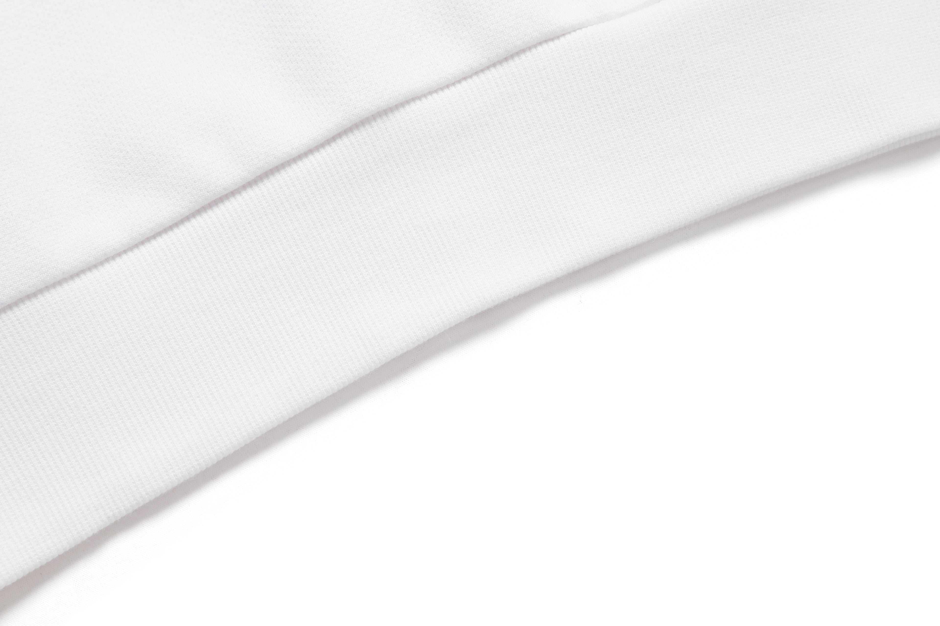 Unisex Leucos Back Side Logo Graphic Sweatshirt- White