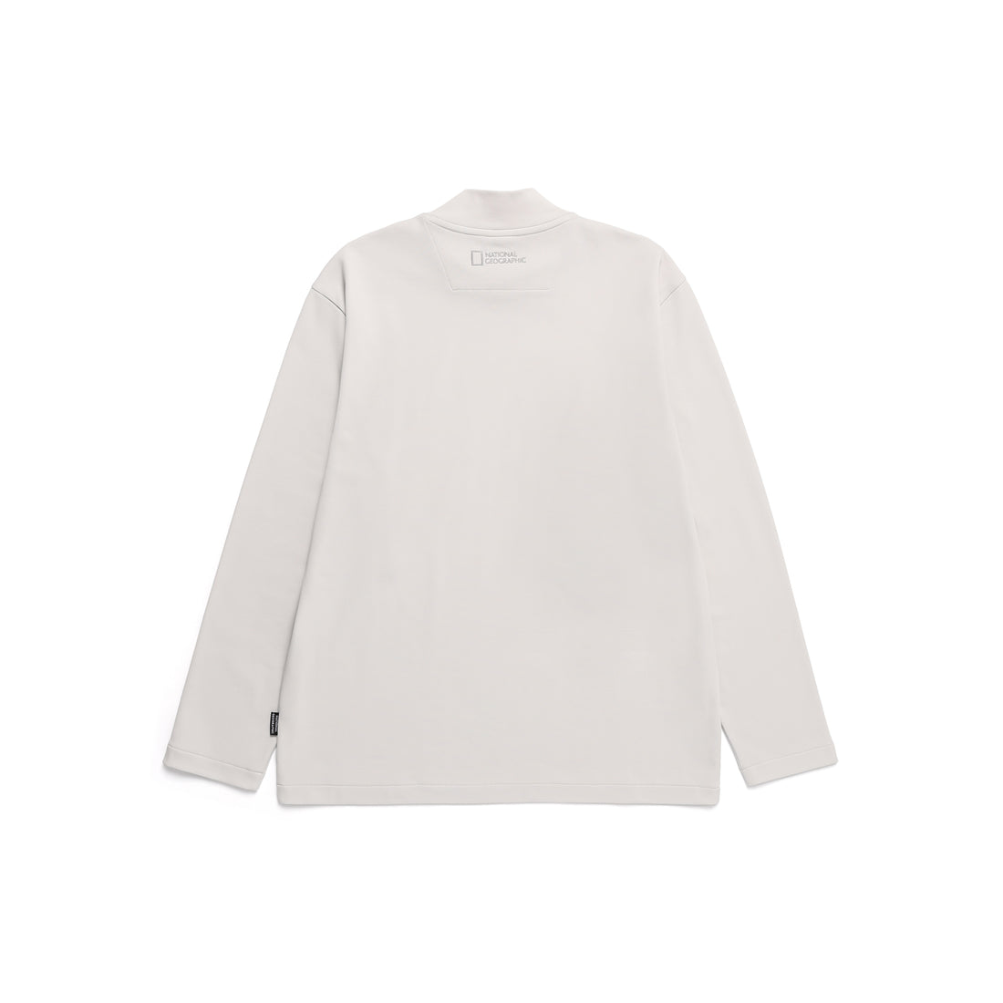 MEN'S URBAN CITY MOCK NECK T-SHIRT- L/BEIGE