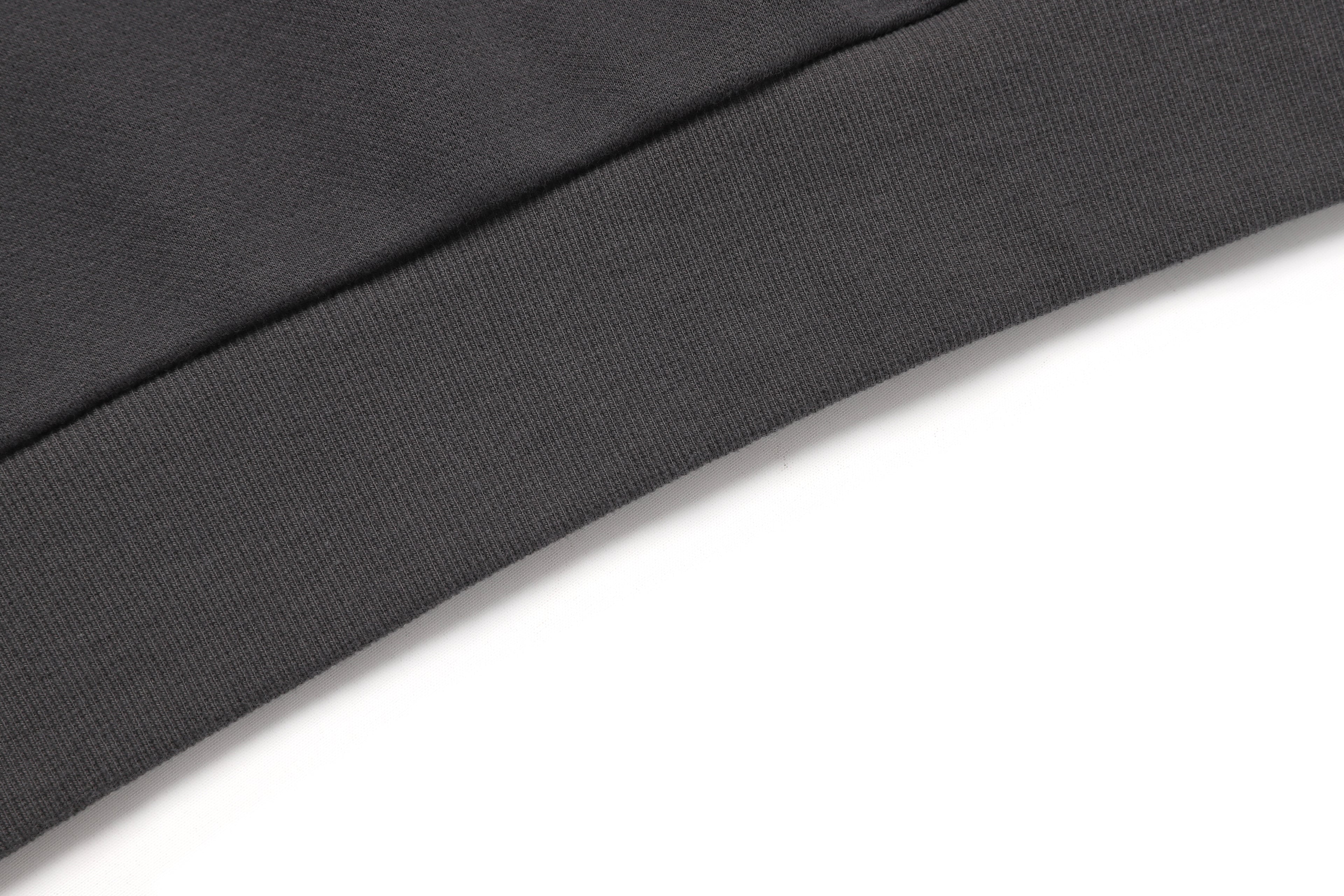 Unisex Leucos Back Side Logo Graphic Sweatshirt- D/Grey