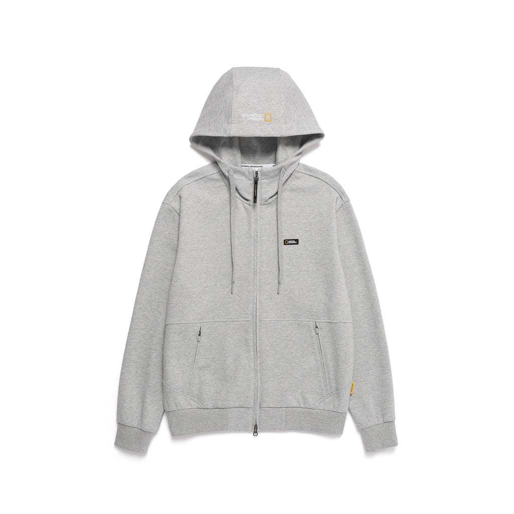 Unisex Pintail Zip-Up Hoodie- M/Grey