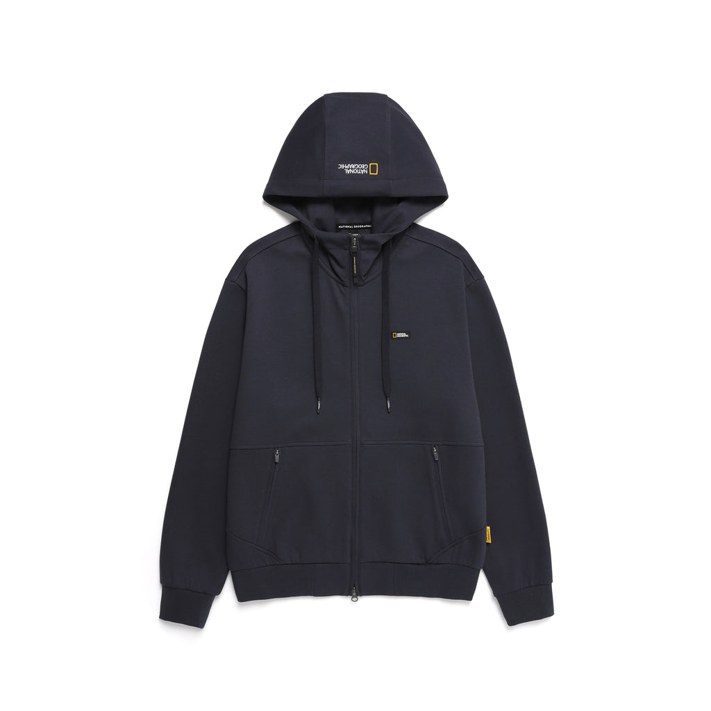 Unisex Pintail Zip-Up Hoodie- Navy Blue