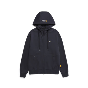 UNISEX PINTAIL ZIP-UP HOODIE- NAVY BLUE