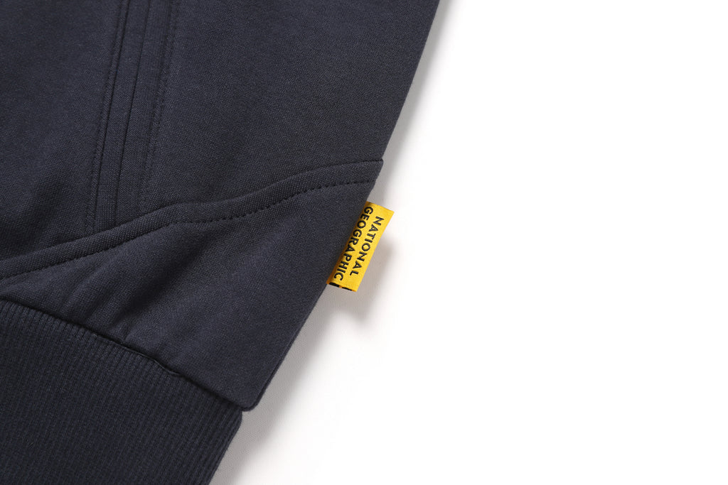 Unisex Pintail Zip-Up Hoodie- Navy Blue