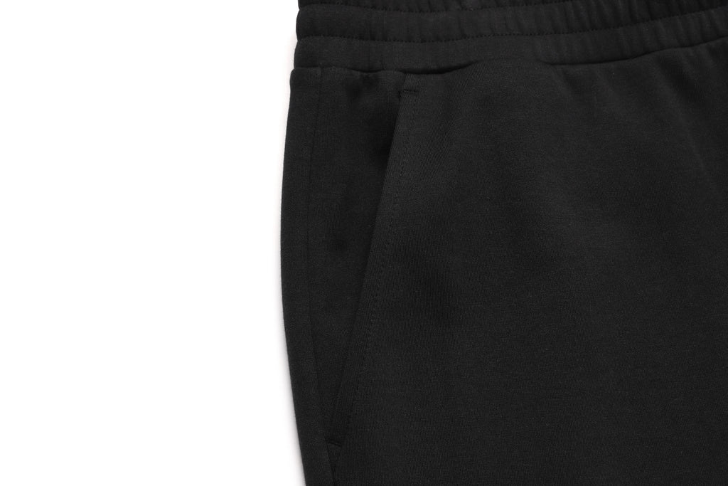 Unisex Pintail Straight Sweatpants-Carbon Black
