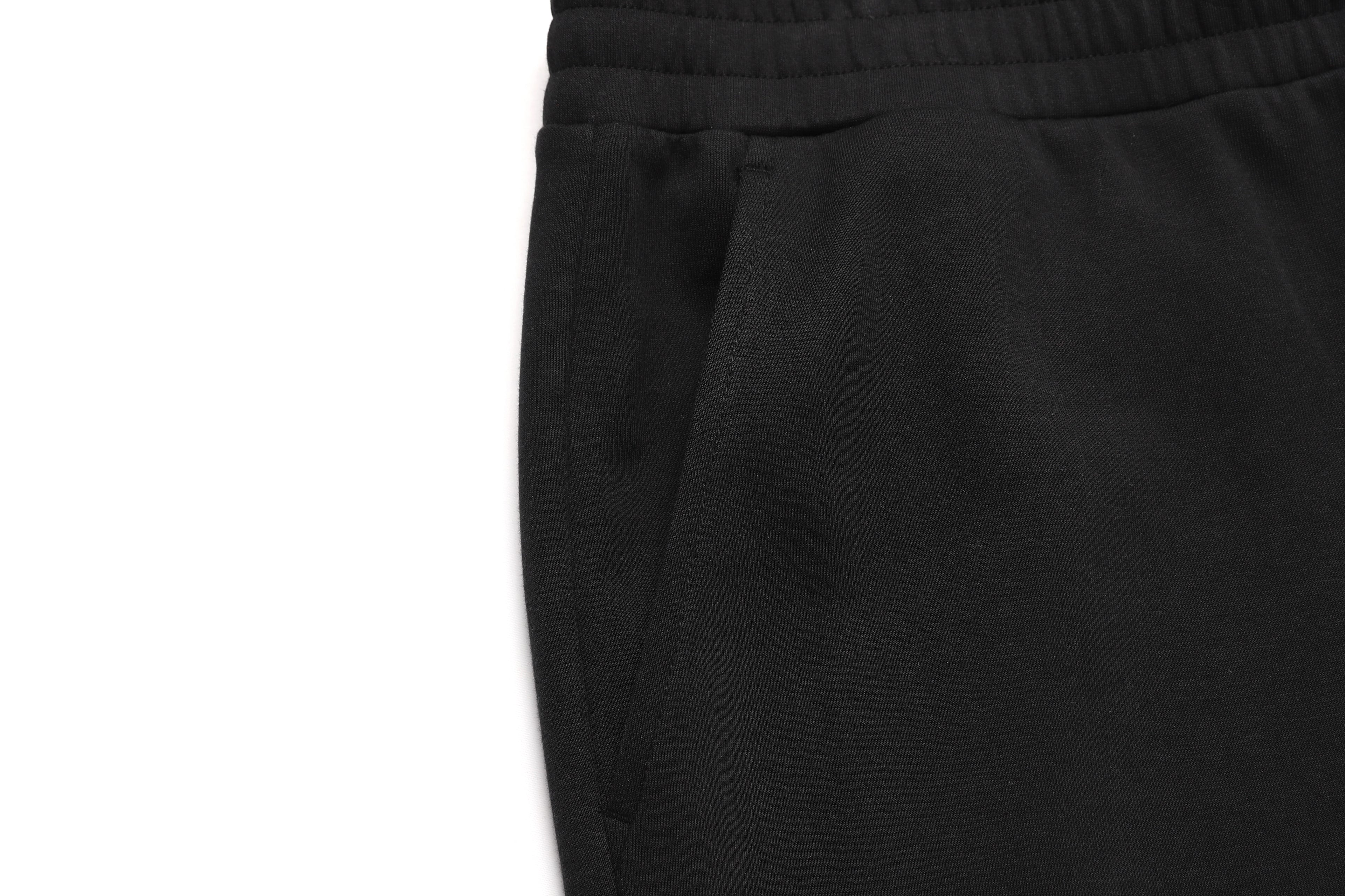 Unisex Pintail Straight Sweatpants-Carbon Black