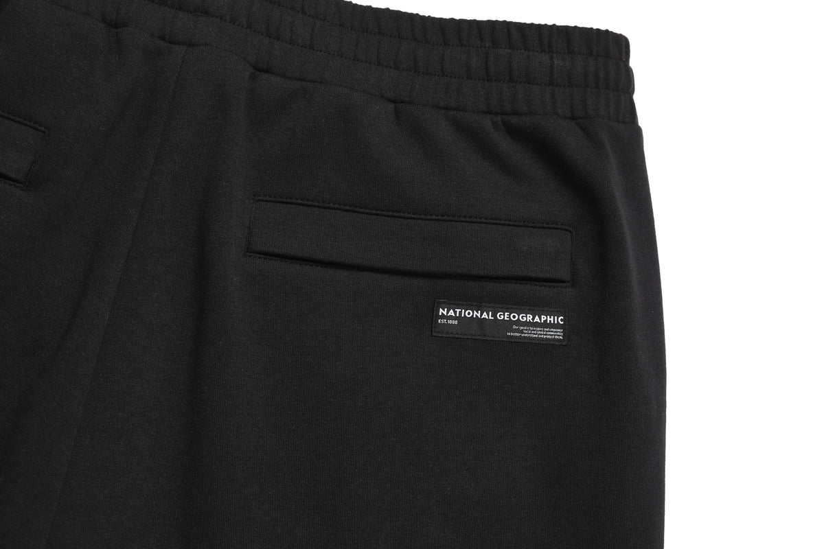 Unisex Pintail Straight Sweatpants-Carbon Black
