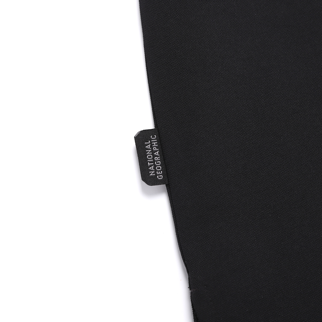 Unisex Caridi Pique Collared T-Shirt - Black