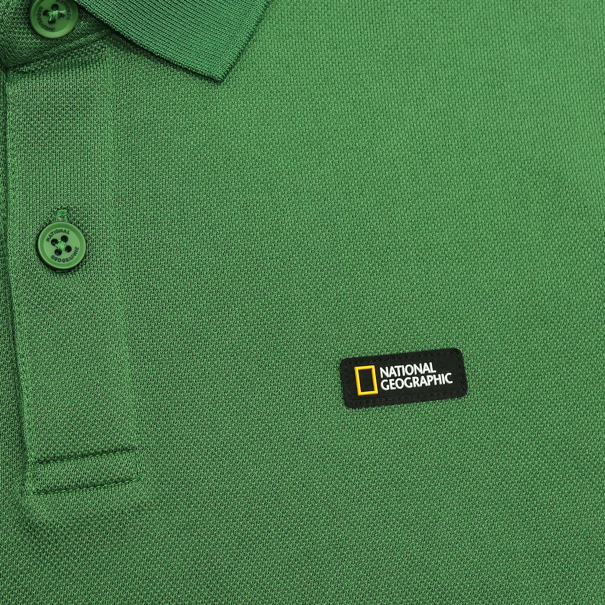 Unisex Pique Poloshirt W/ Small Logo- Pkgreen