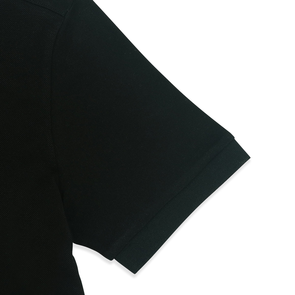 Unisex Pique Poloshirt W/ Small Logo- Black