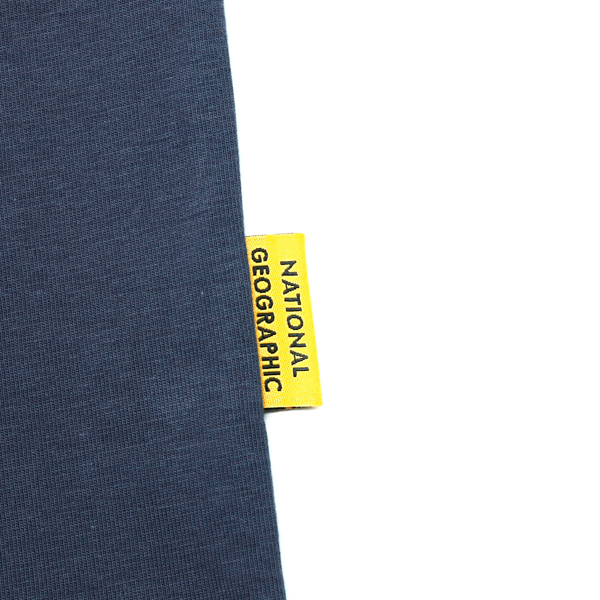 Unisex Round Neck T-shirt with Logo Patch on Sleeve