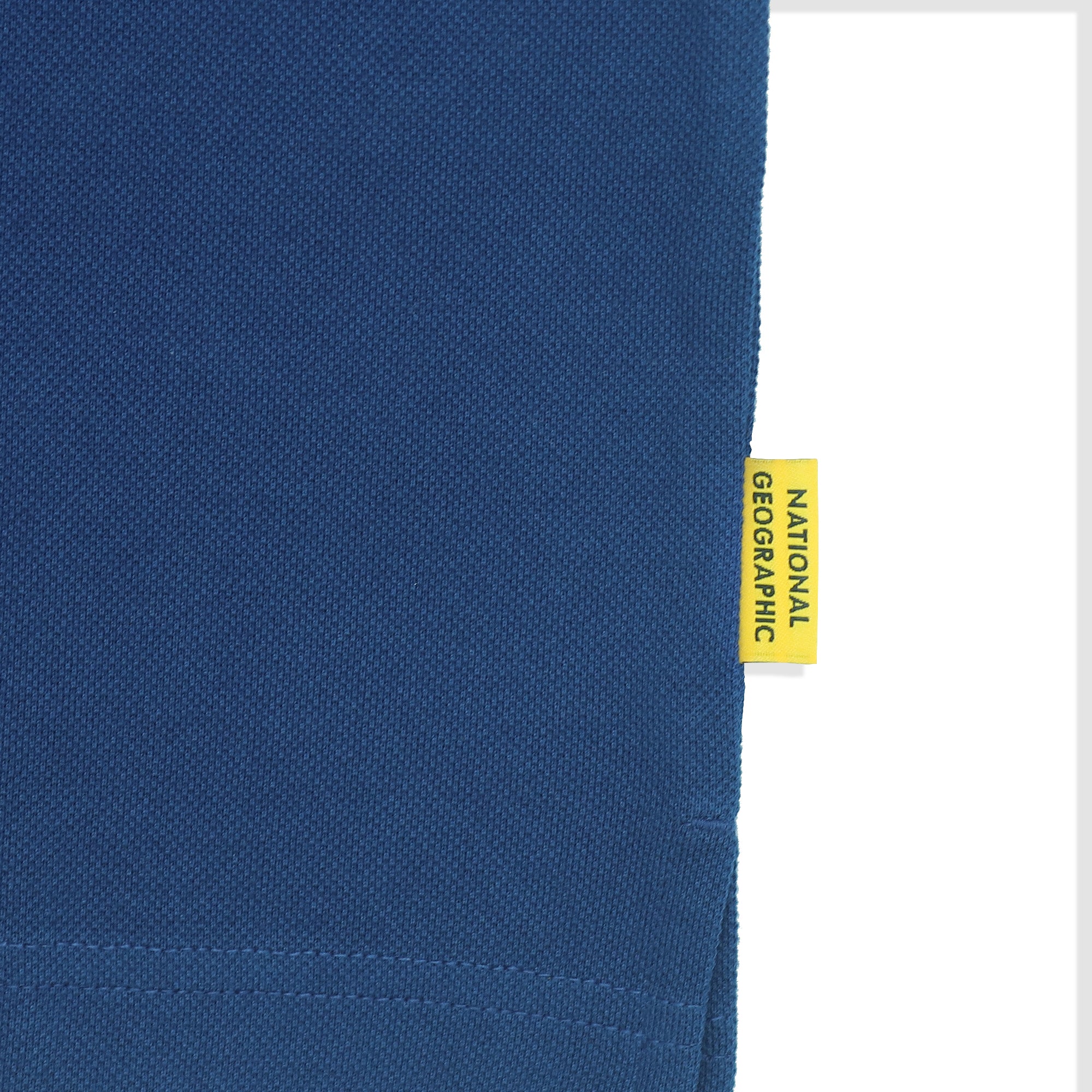 Unisex Pique Poloshirt W/ Small Logo- D/ Blue