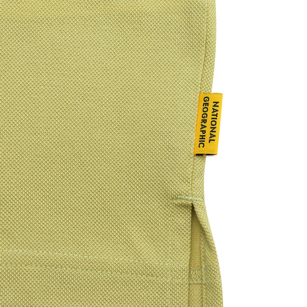 Unisex Pique Poloshirt W/ Small Logo- Olive Green