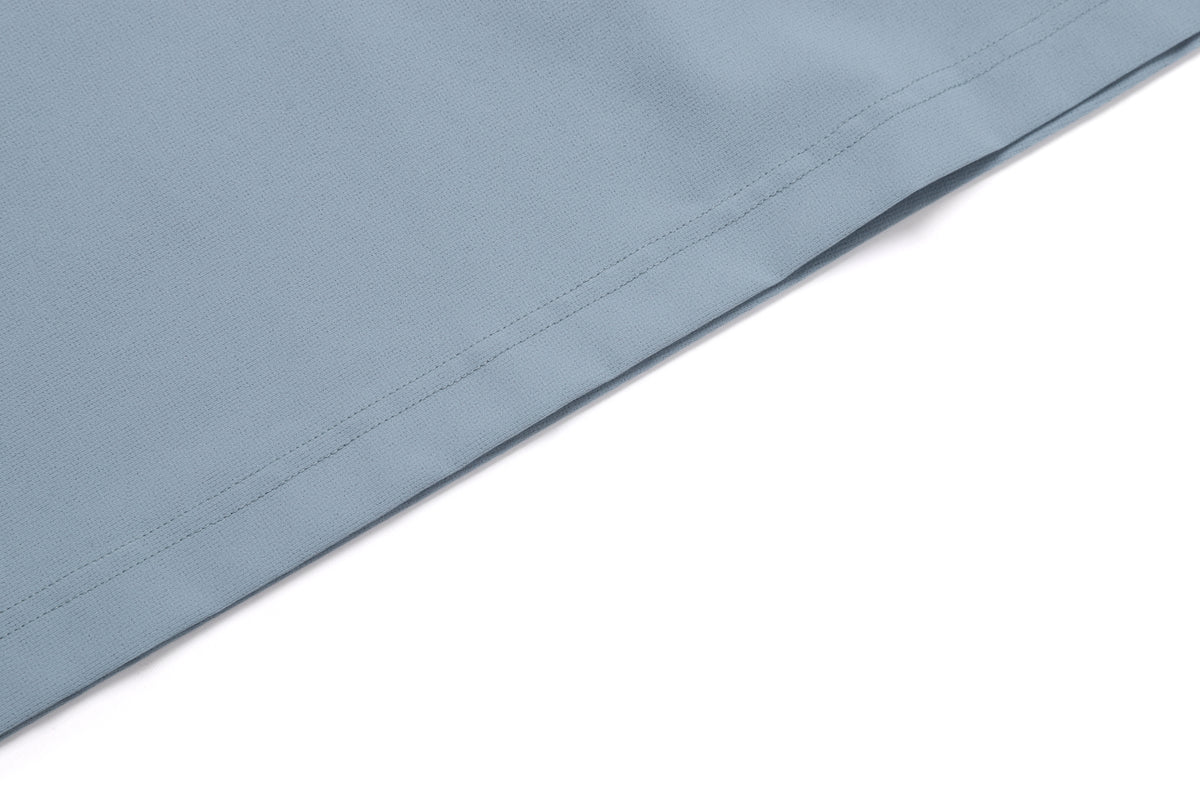 Men'S Urban City Functional Semi-Over Fit Collar T-Shirt- Steel Blue