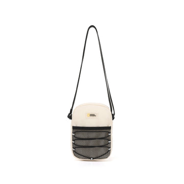 STRING MINI CROSSBODY BAG- LBEIGE