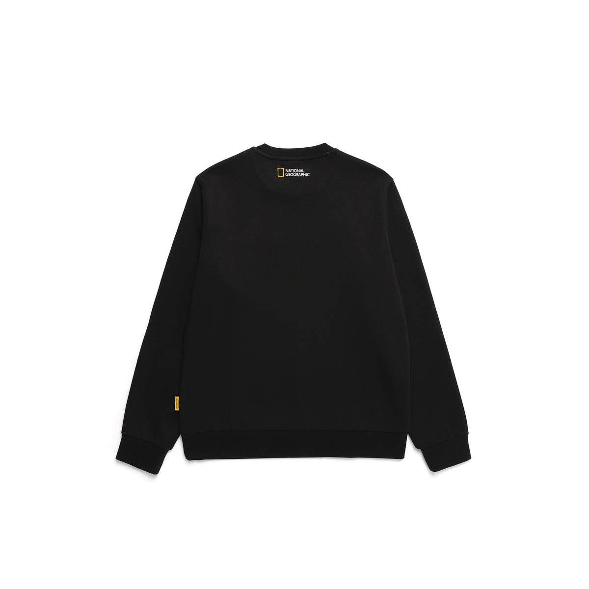 Unisex Folhas Small Logo Sweatshirt- Carbon Black