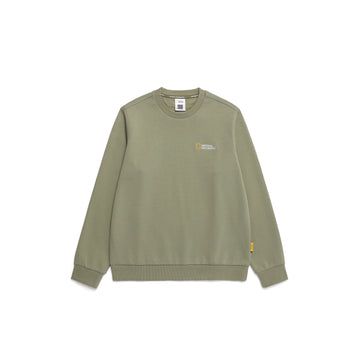 UNISEX FOLHAS SMALL LOGO SWEATSHIRT- LICHEN KHAKI