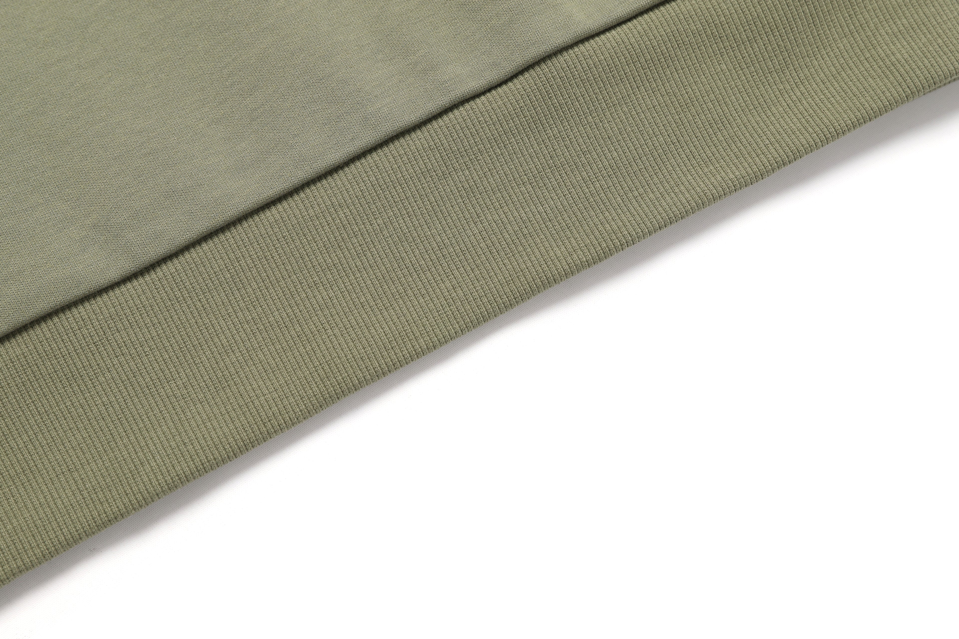 Unisex Folhas Small Logo Sweatshirt- Lichen Khaki