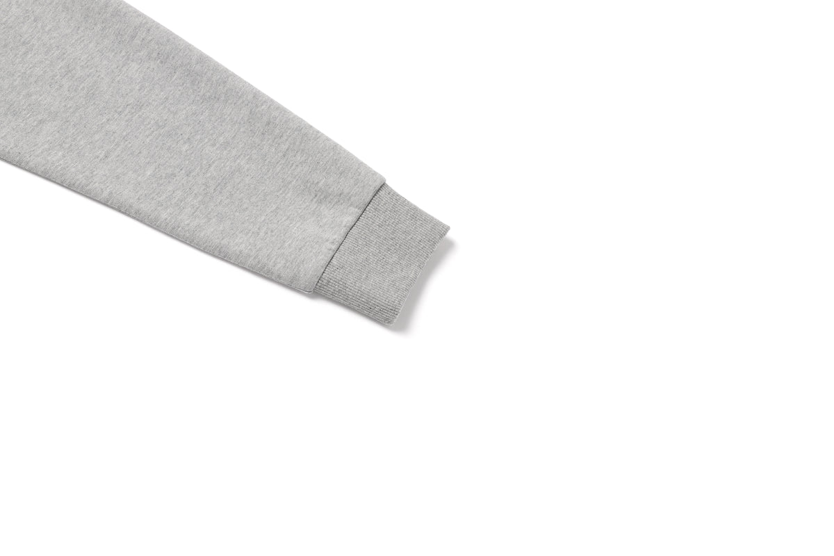 Unisex Folhas Small Logo Sweatshirt- M/Grey